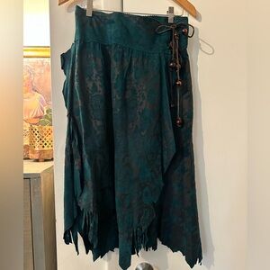 Vintage Pancaldi Ovine leather skirt size 44